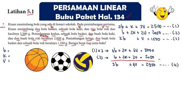 LATIHAN 5.1 NO 7 SISTEM PERSAMAAN LINEAR MATEMATIKA SMA KELAS 10 #kurikulummerdeka #matematikasma смотреть онлайн