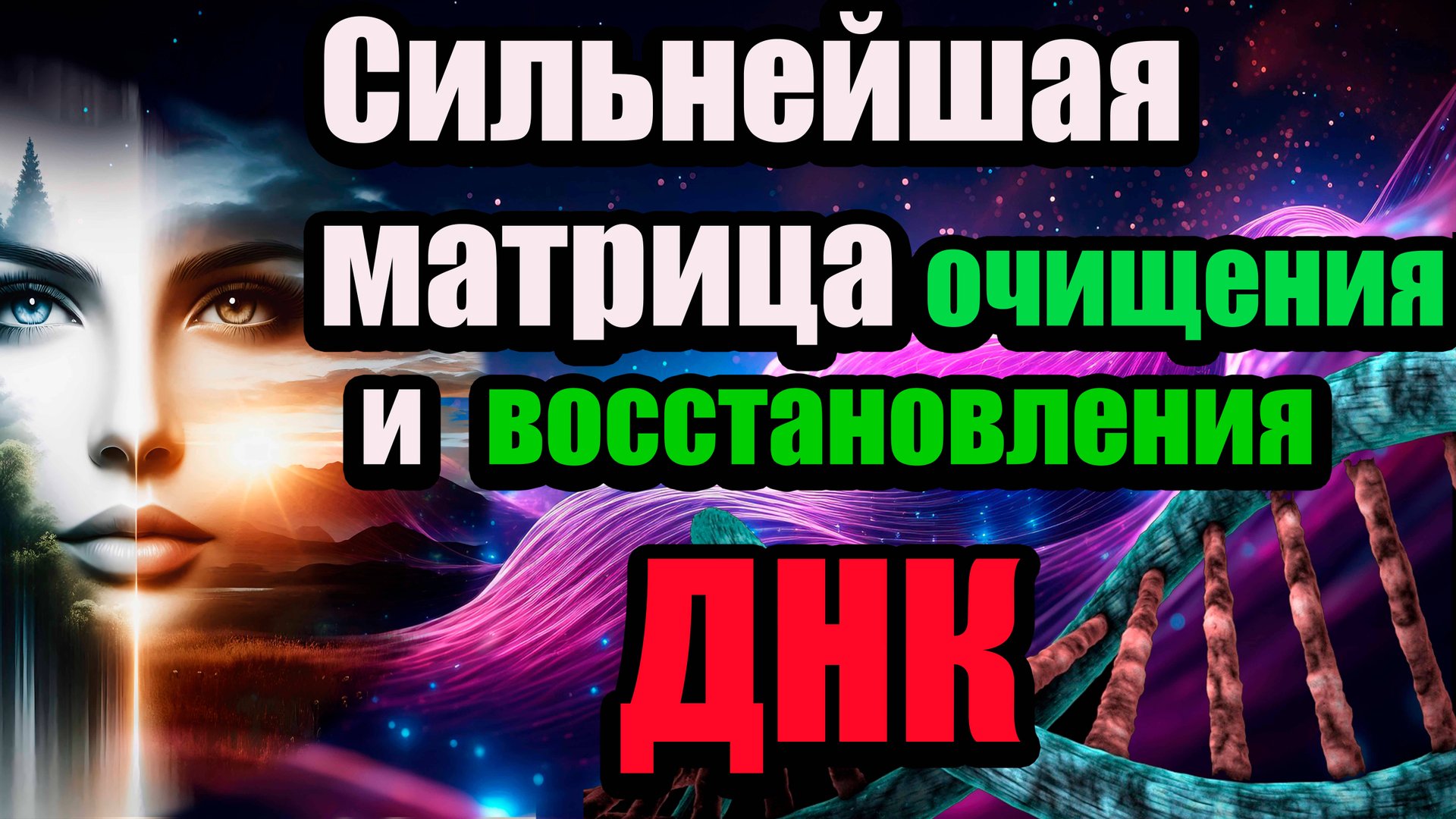 🔹 Сильнейшая матрица для очищения и восстановления ДНК 🔹П.П.Гаряев