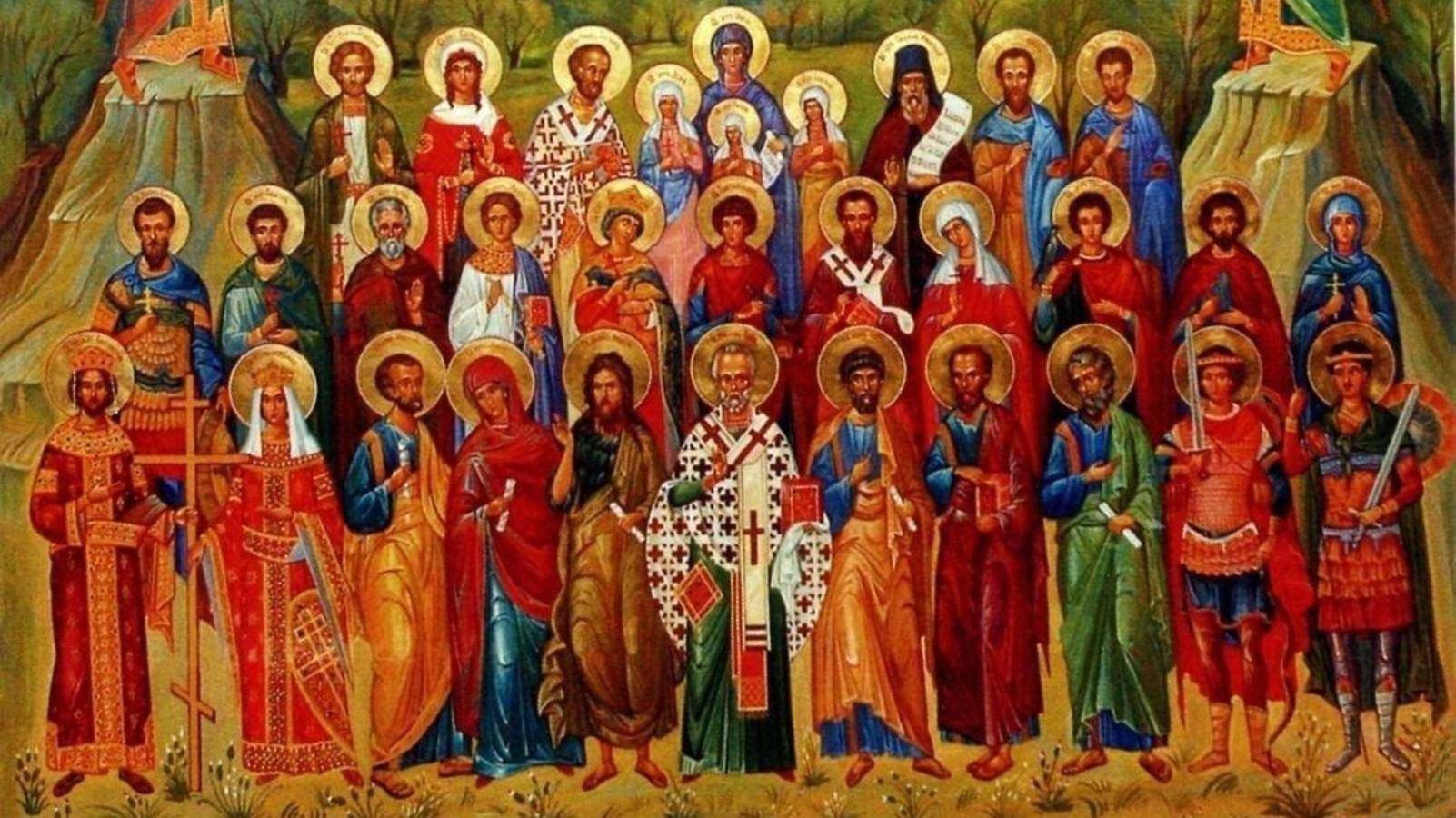 Канон всем святым от века Богу благоугодившим смотреть онлайн