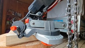 Заточка и установка цепи на бензопилу.