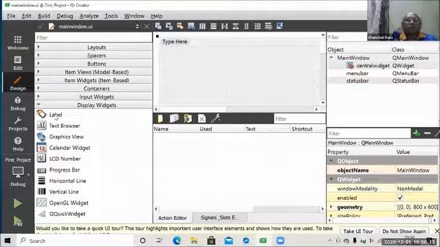 Video on teaching qt to IITB interns by Chanchal Dass смотреть онлайн