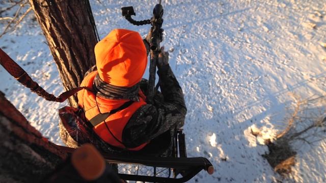 Jeff Lays Down a Big 8 Point in the Snow! "Antelope Buck" смотреть онлайн