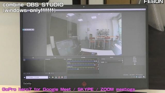 GoPro hero 7 for Google meet / skype / zoom meetings | video conference смотреть онлайн