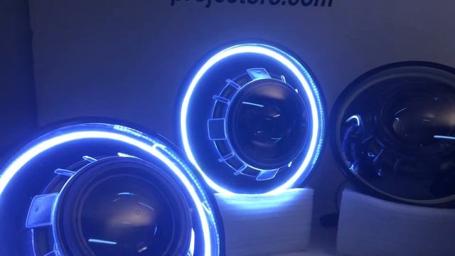 7" Jeep Wrangler Halo HID Headlights from HIDprojectors.com and Headlightupgrade.com смотреть онлайн