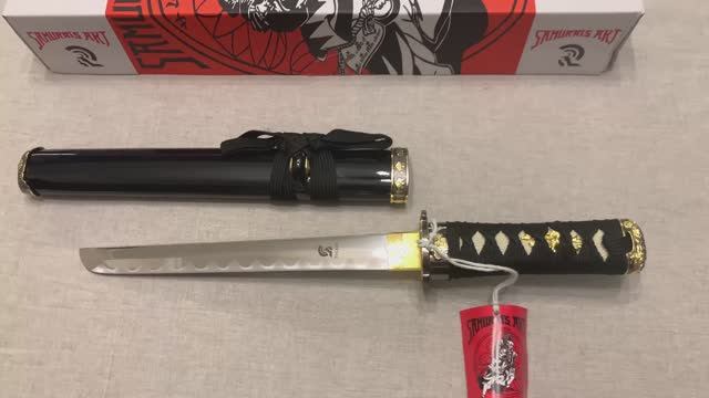 Нож для харакири Танто, Japanese Samurai Tanto Black Art Gladius AG396