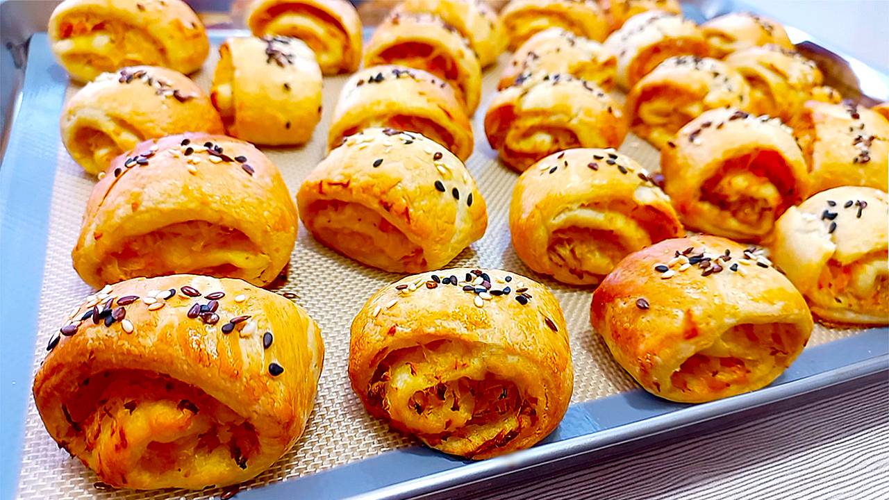 🔝Свежая Выпечка! Попробуйте! Вам обязательно понравится! Хрустящие пирожки с капустой! смотреть онлайн