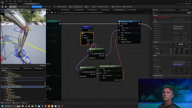 Control Rig #10-4_ Advance Leg_ Snap & Finish _ Unreal Engine Tutorial смотреть онлайн