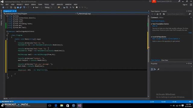 How to send email in C# смотреть онлайн