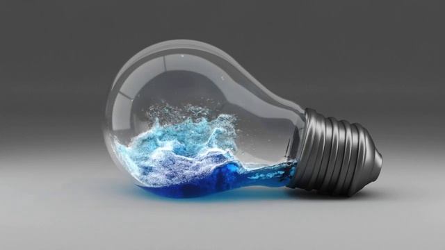 LightBulb Ocean Wave - 3dsmax - Phoenix FD смотреть онлайн