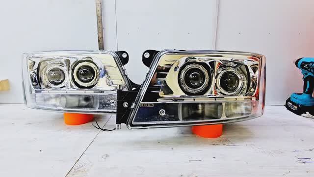 MAN светодиодный тюнинг комплект фар смотреть онлайн