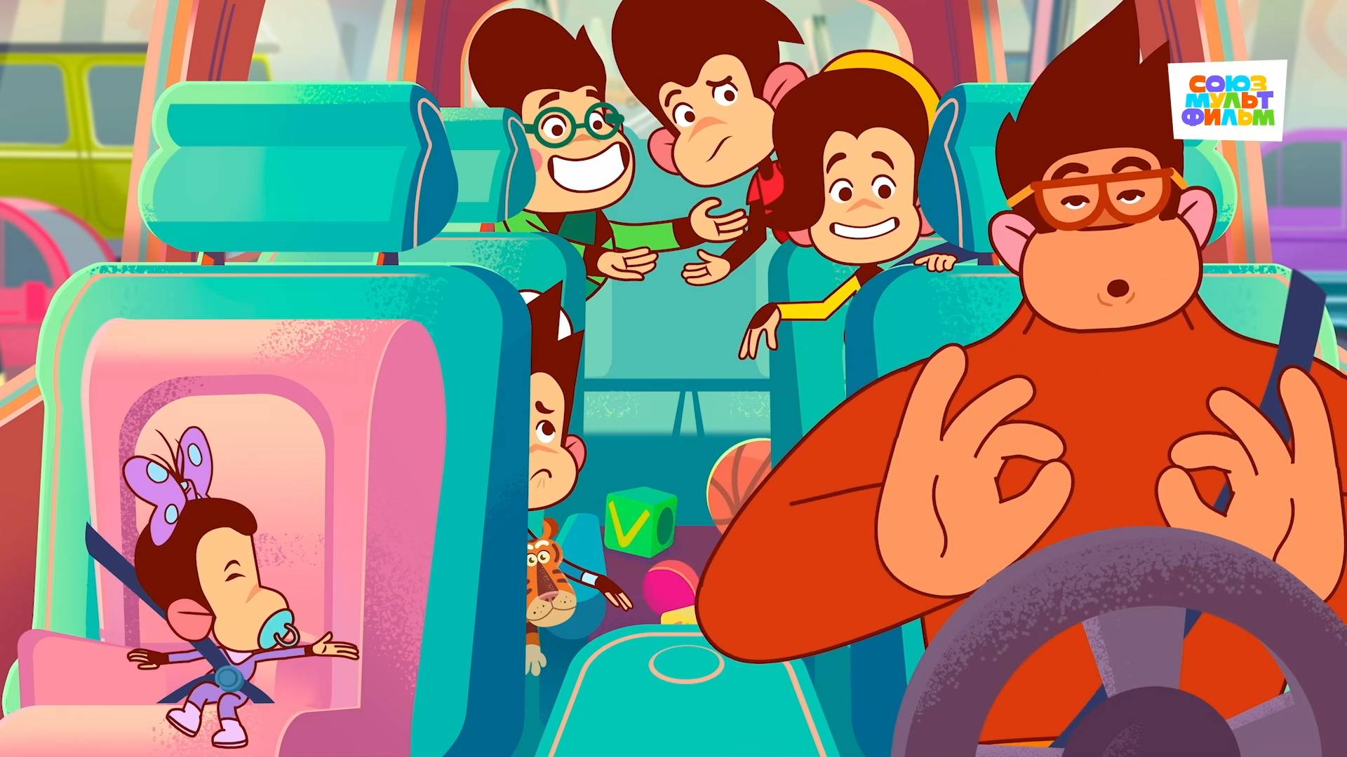 Мартышкины – 3 серия – За покупками – Союзмультфильм HD