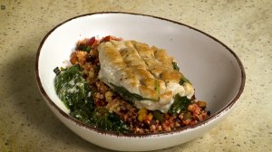 Куриная грудка «вафелька» с крупой кус-кус