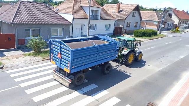 John deere 5100R + unix odvažanie repky смотреть онлайн