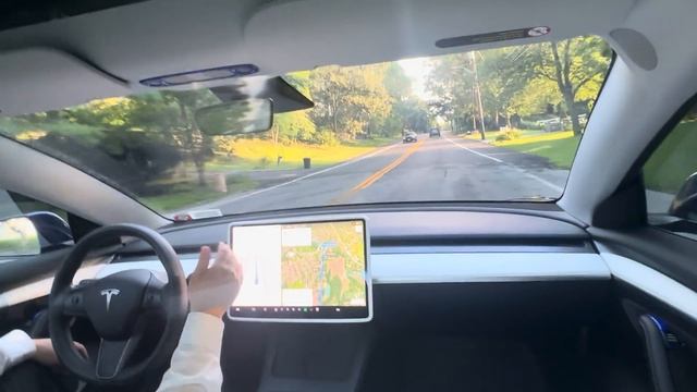 Tesla Full Self Driving - New York Morning Commute смотреть онлайн