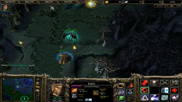 DotA 6.74c with Alan: Rubick смотреть онлайн