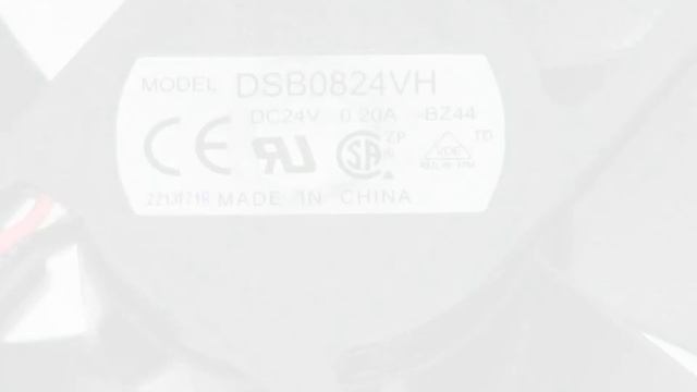DSB0824VH 24V 0.20A 3wires cooling fan смотреть онлайн