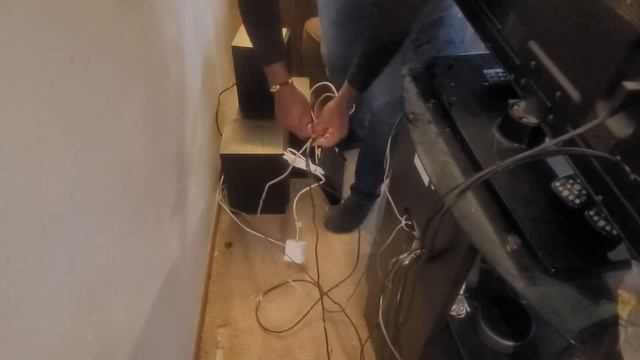 How To Organize Wires At TV Stand / Entertainment Center смотреть онлайн