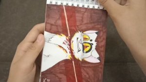 ОБЗОР СКЕТЧБУКА #3 /Коты-воители/трейды/заказы/