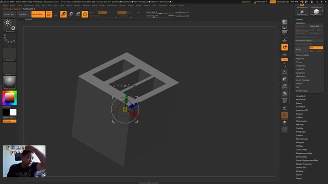 ZBrush Dica Rapida - What`s New ZBrush 4R8 #15 Live Boolean смотреть онлайн