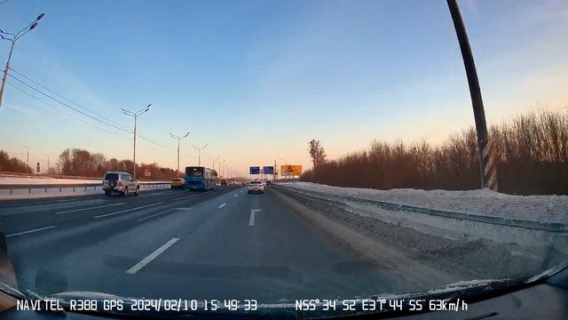 Видеорегистратор NAVITEL R388 GPS, видео 2К, пример дневной съемки смотреть онлайн