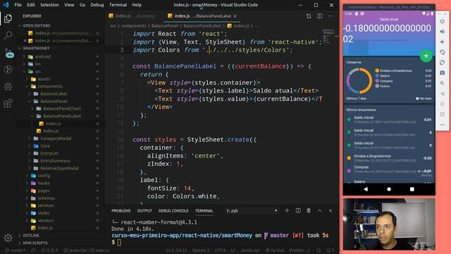React Native - SmartMoney - 1202 - Formatacação de moedas e data смотреть онлайн