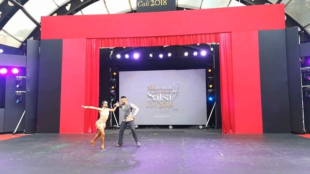 Eliminatoria festival mundial de salsa Cali 2018, Sebastián bustamante y Victoria Florez