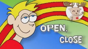 Английский для детей Open Close