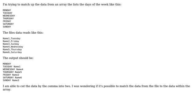 Unix & Linux: Match data from array to data from file? смотреть онлайн