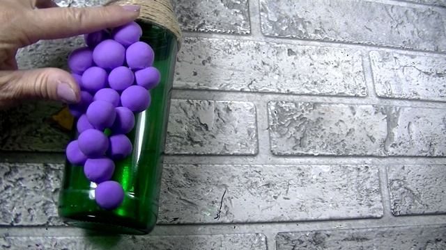 Создание уникального декора из стеклянной бутылки. смотреть онлайн