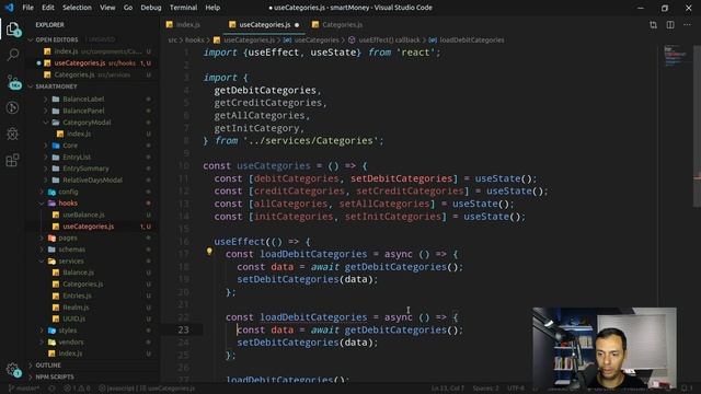 React Native - SmartMoney - 0804 - Hook useCategories смотреть онлайн