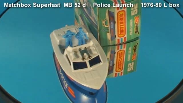 Police Launch Matchbox Superfast MB 52 d 1976 80 L box смотреть онлайн