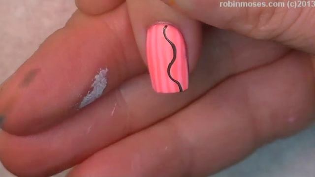 Hot Neon Pink Flower Nail Art | DIY Easy Nails Design Tutorial смотреть онлайн