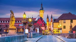 Вюрцбург, Германия Пешеходная экскурсия 4K