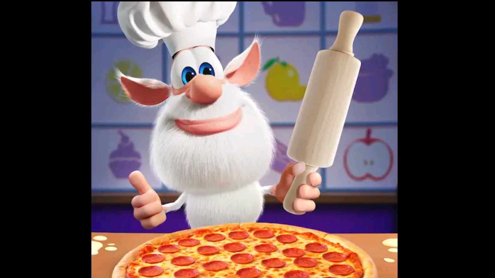 Буба повар. Готовка еды игра мультфильм Кухня игра, где ты научишься готовить еду и кормить людей! П смотреть онлайн