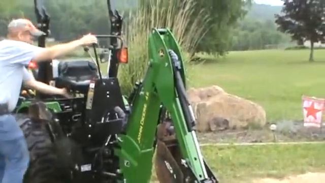 2009 John Deere 2720 Compact Tractor Loader With John Deere 47 Backhoe For Sale смотреть онлайн