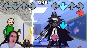 БАЛДИ И МИСС ЦИРКУЛЬ ВСТРЕЧАЮТСЯ! - FNF MOD Baldi vs Miss Circle Friday Night Funkin VS Miss Circle