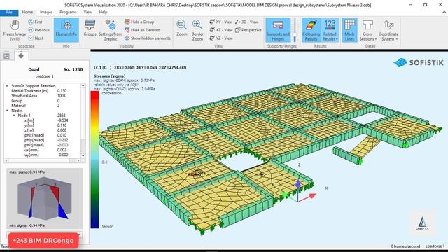 SOFISTIK Analysis and Design for Revit Part 4 смотреть онлайн