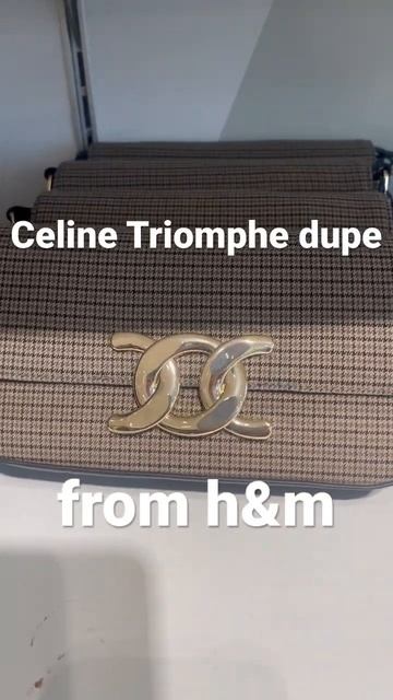 Celine Triomphe dupe from h&m #celine #hm #hmfashion #hmhaul #hmbags #fastfashion #celinebag смотреть онлайн