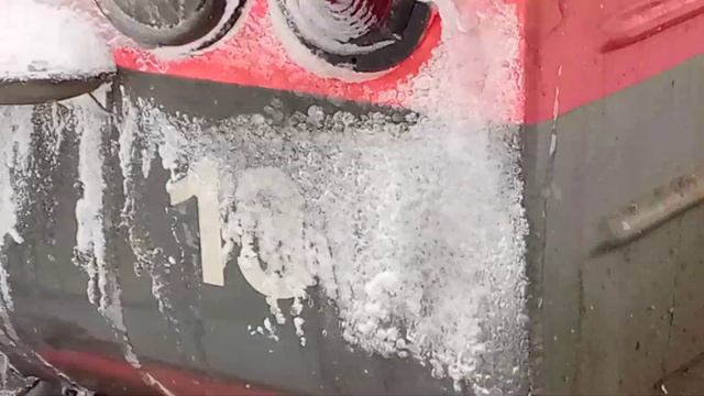 Электропоезд эт2м-130 Сообщением Санкт-Петербург Любань Прибывает на станции Колпино смотреть онлайн