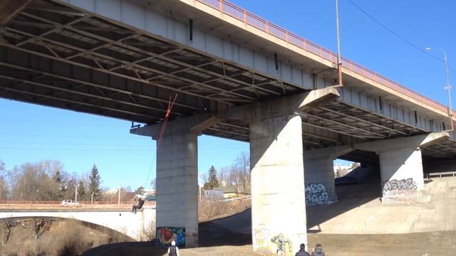 Ropejumping from bridge, Russia смотреть онлайн