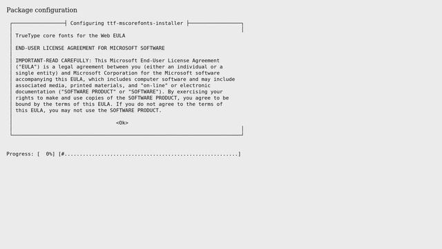 Ubuntu: How Do I Accept the Microsoft EULA agreement for ttf-mscorefonts-installer? смотреть онлайн