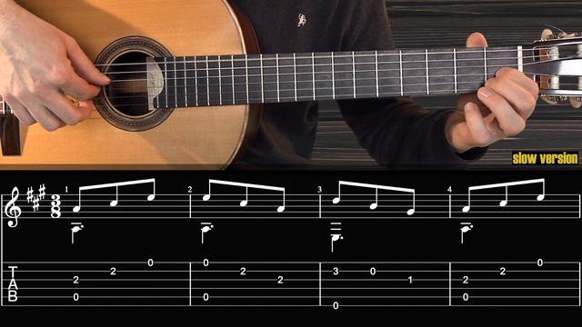 ВАЛЬС В ЛЯ-МАЖОР Ф. Карулли на Гитаре. Уроки Гитары. Ноты и Табы My Guitar смотреть онлайн