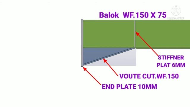 CARA MENGETAHUI,.PLAT DAN BAUT JOINT BALOK WF.150 X 75 #steel contruction смотреть онлайн