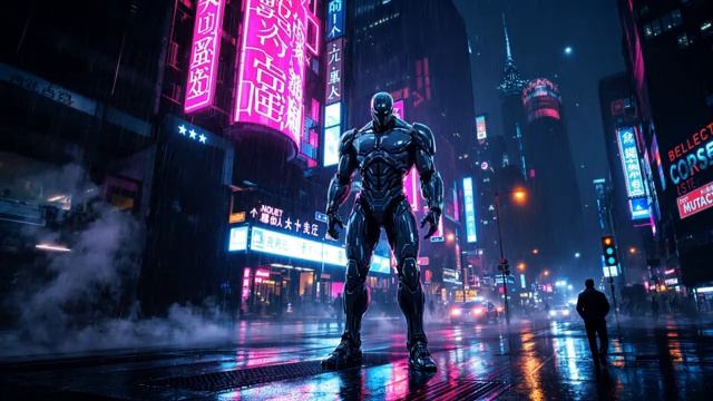 CYBERMETAL OVERLOAD ⚡ Heavy Glitch Synthwave Mix [Cybernetic Visions]