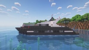 Роскошная яхта! Строим в Майнкрафт! MINECRAFT!