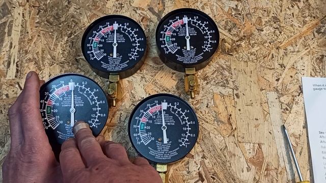 Синхронизатор. Как выставить « 0 » на манометрах смотреть онлайн