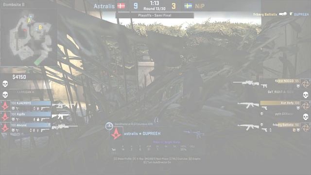 CSGO: POV Astralis dupreeh vs NiP (27/15) overpass @ DH ZOWIE Open Summer 2016 смотреть онлайн