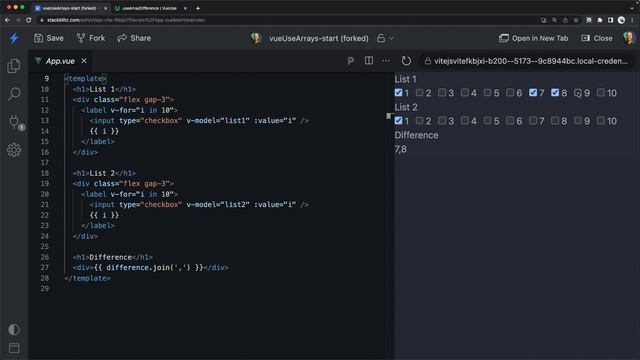 02_useArrayDifference and Other Array Utilities смотреть онлайн