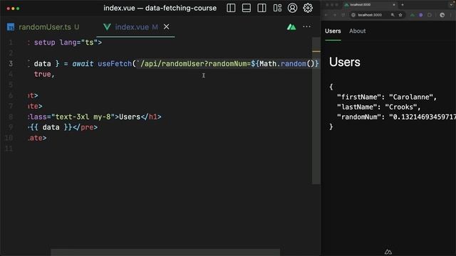09_How to Cache Data with the Key Option for useAsyncData and useFetch смотреть онлайн