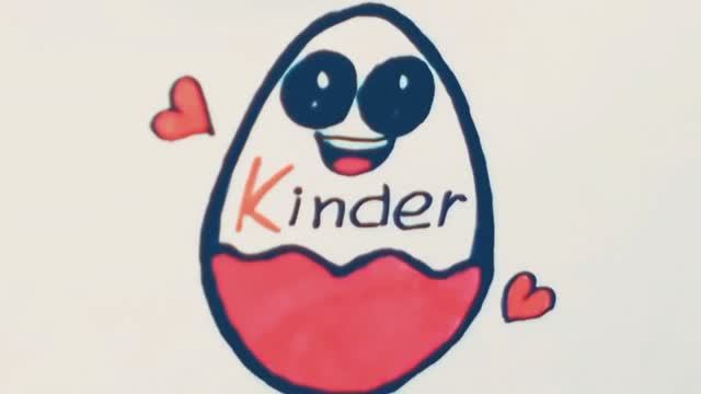 Как легко нарисовать Киндер Сюрприз! смотреть онлайн